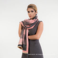 Großverkauf der Fabrik Baumwollfester Plaidfarbstoff weicher hijab arabischer Schal-Viskose-Schal